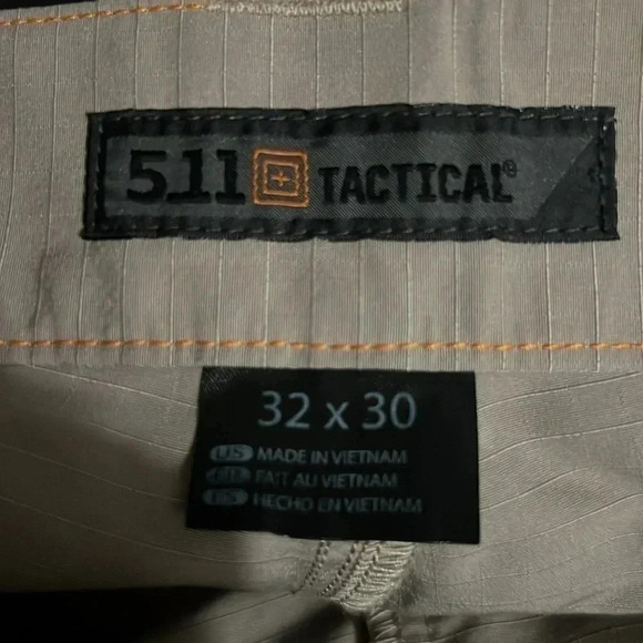 5.11 Tactical Fast-Tac Cargo Pants, Water-Resistant Finish size 32/30 NW… - Picture 5 of 5